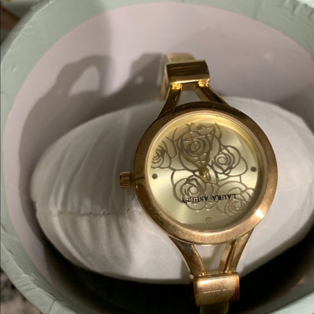 Laura Ashley cute women’s GOLD watch
